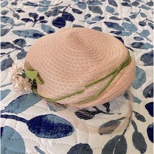 Cute Vintage Veiled Spring Hat